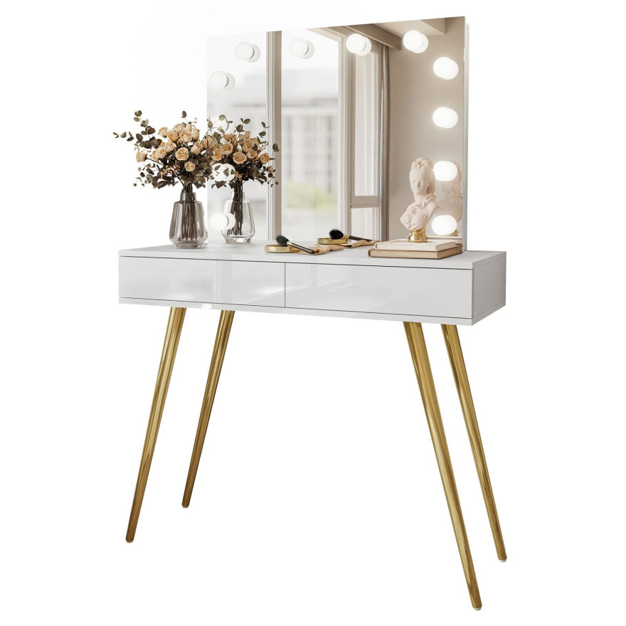 Toaletka SIENNA GOLD ELITE z lustrem