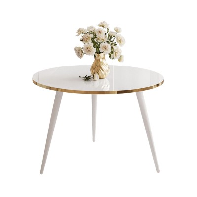 Okrągły stolik kawowy SOLEIL wysoki połysk