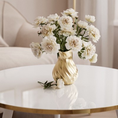 Okrągły stolik kawowy SOLEIL wysoki połysk