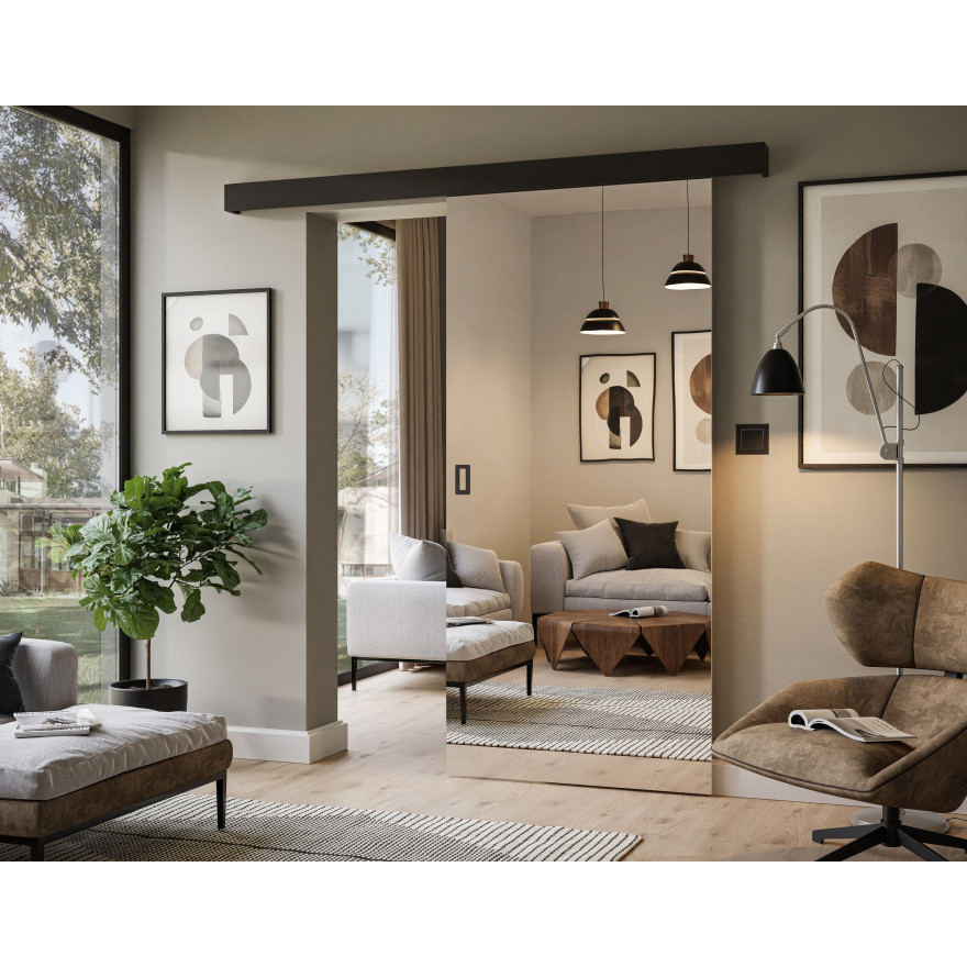 Drzwi przesuwne RICO II z lustrem Drzwi przesuwne RICO II z lustrem