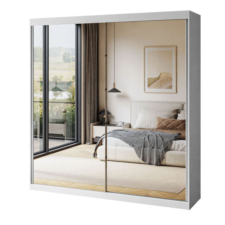 Szafa przesuwna BASTER III z lustrami