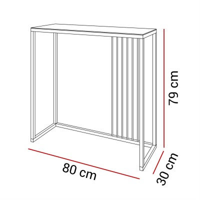 Konsola PRIME GLASS 80/100 cm Konsola PRIME GLASS 80/100 cm