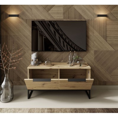 Szafka RTV TOP na metalowym stelażu Szafka RTV TOP na metalowym stelażu