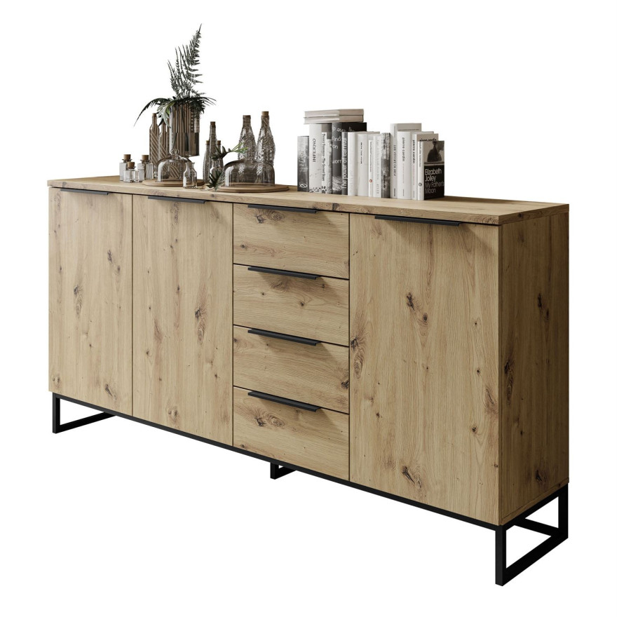 Komoda trzydrzwiowa TOP 18 dąb artisan Komoda trzydrzwiowa TOP 18 dąb artisan