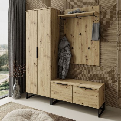 Garderoba TOP dąb artisan
