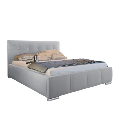 Łóżko tapicerowane STELLA z kryształkami 180x200 Jasmine 81