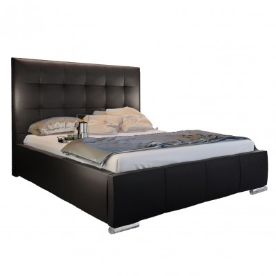 Łóżko tapicerowane STELLA wysoki zagłówek 180x200 m Madryt 9100