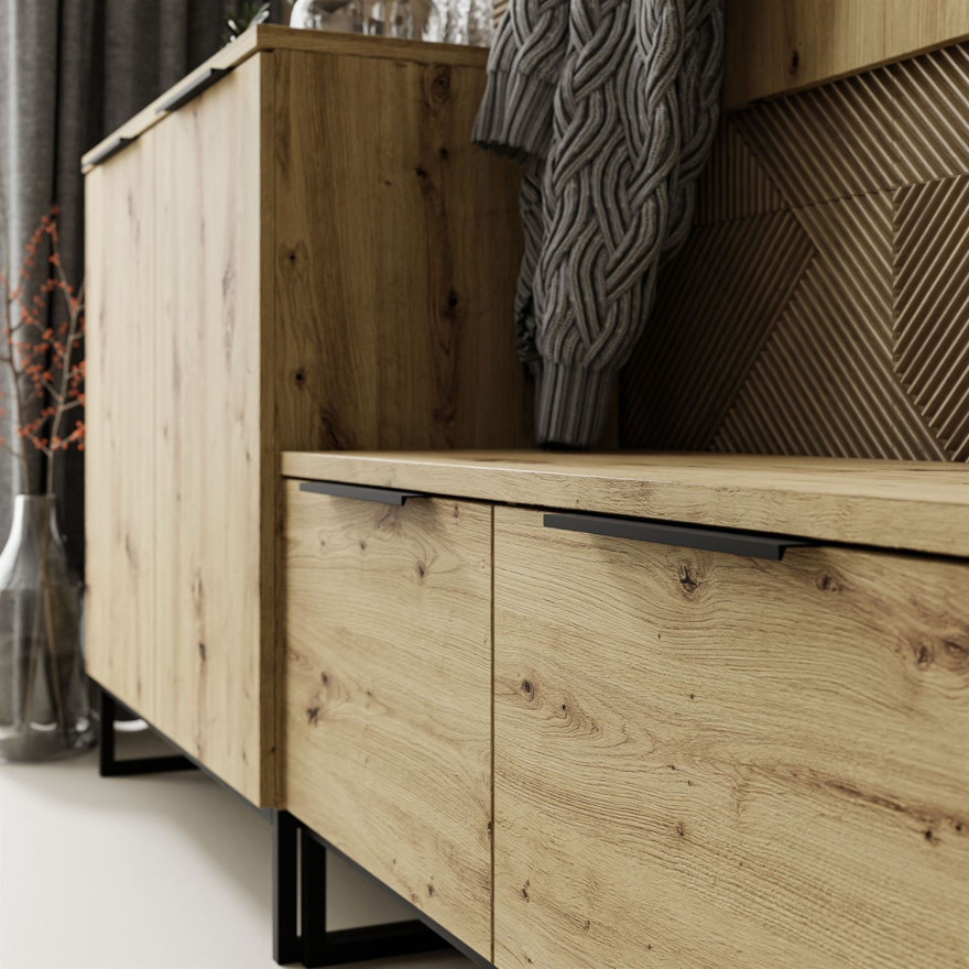 Garderoba TOP III dąb artisan