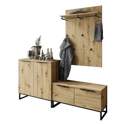 Garderoba TOP III dąb artisan