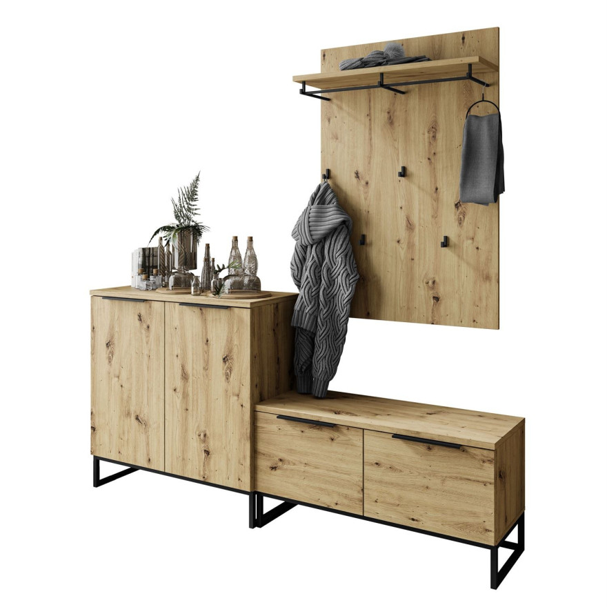 Garderoba TOP III dąb artisan