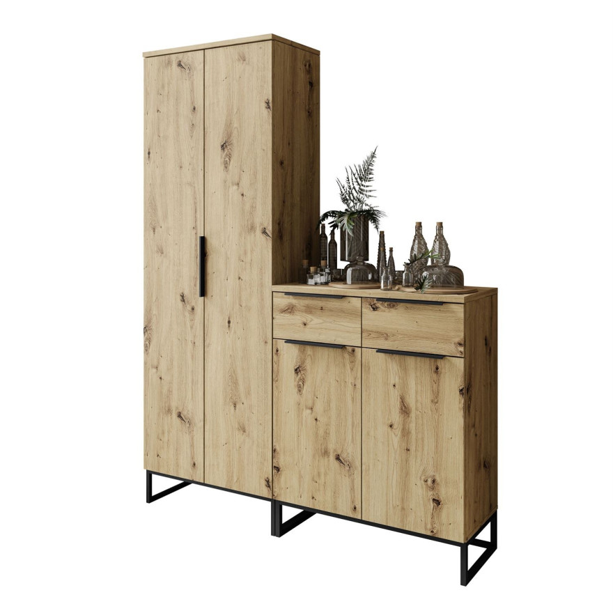 Garderoba TOP V dąb artisan