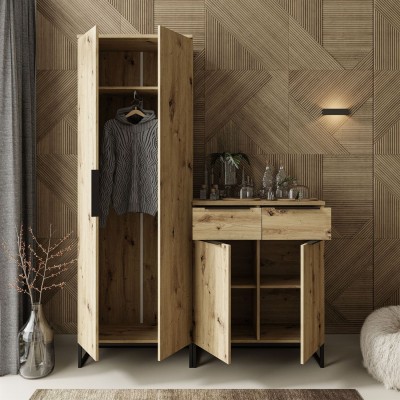 Garderoba TOP V dąb artisan