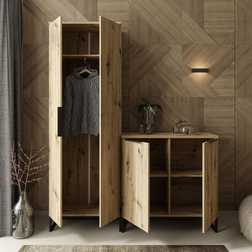 Garderoba TOP VI dąb artisan