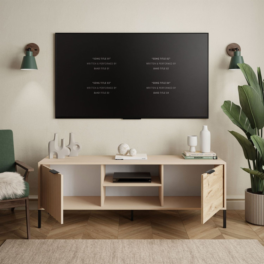 Szafka RTV YSTAD 2D 153 cm