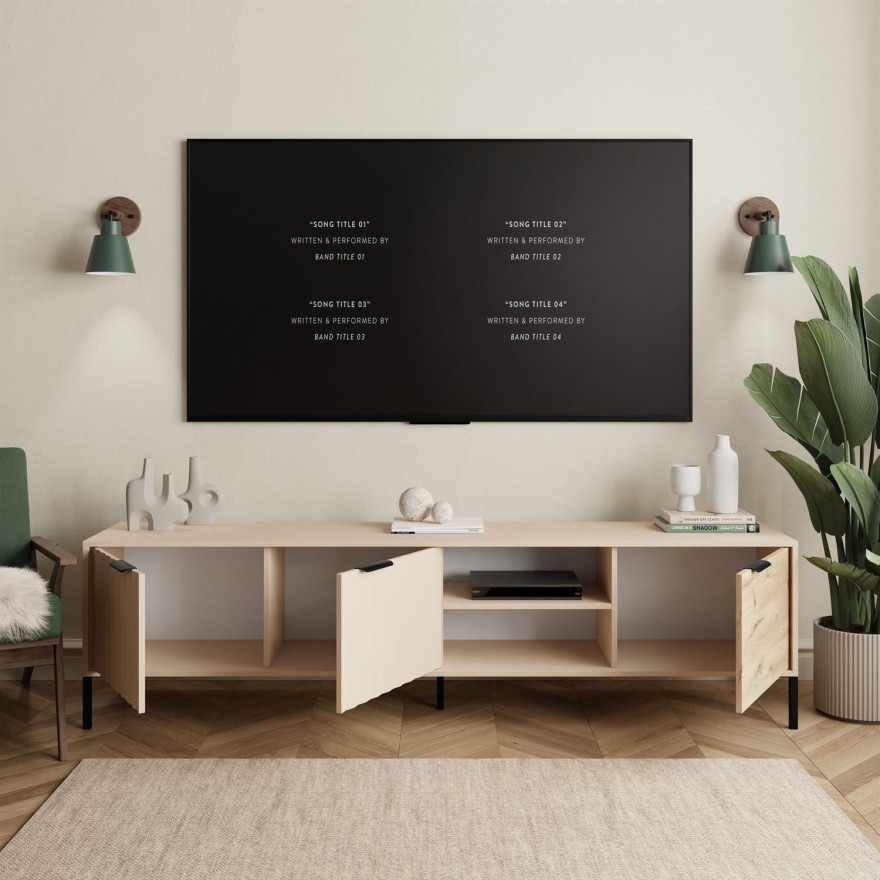 Szafka RTV YSTAD 3D 203 cm