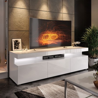 Szafka pod telewizor W9.314 VANCOUVER biały / biały połysk Szafka pod telewizor W9.314 VANCOUVER biały / biały połysk