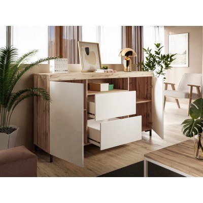 Komoda YOSHI II nóżki dąb wotan Komoda YOSHI II nóżki dąb wotan