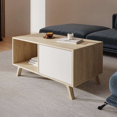 Ława WINDY dąb puccini biały