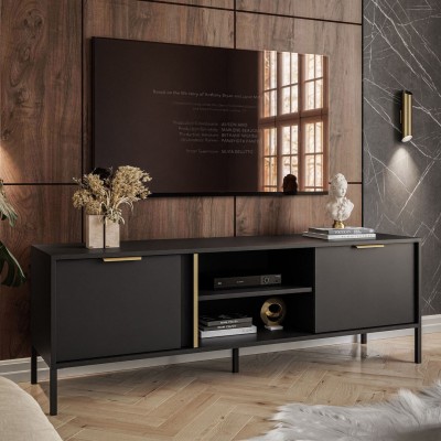 Szafka RTV LARETTO 153 cm antracyt