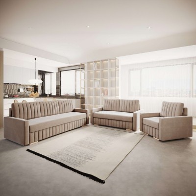 Zestaw mebli tapicerowanych SENDI do salonu