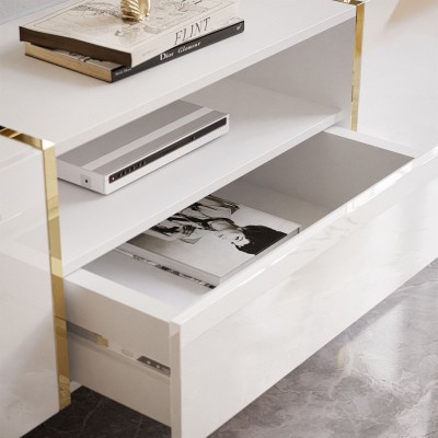 Szafka RTV ONYX wysoki połysk 158 cm