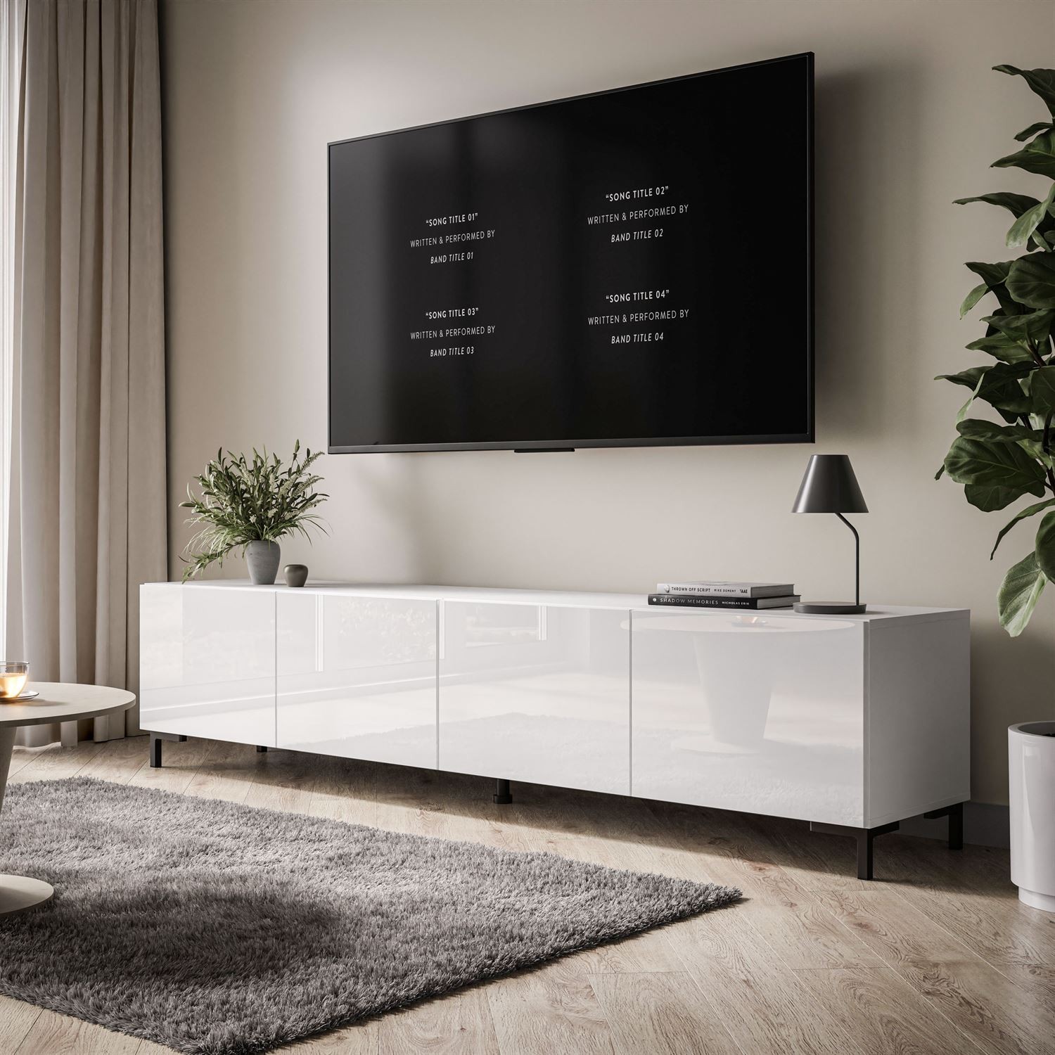 Szafka RTV COLGANTE 200 na nóżkach