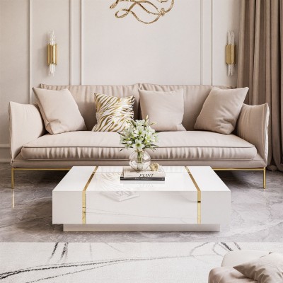 Zestaw do salonu ONYX biały połysk