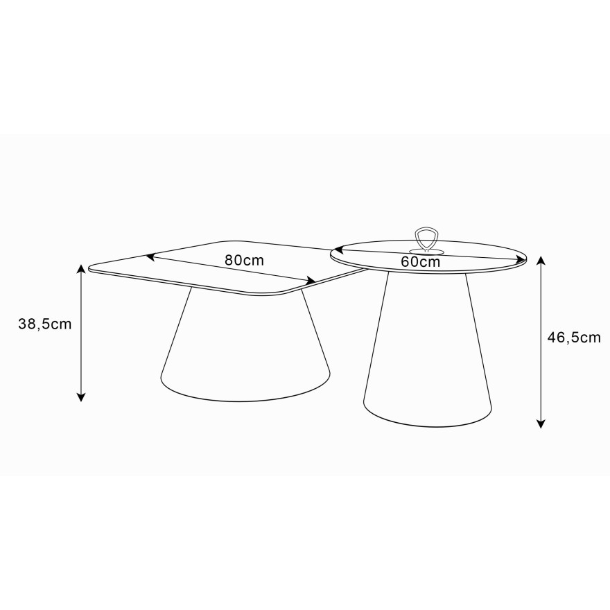 Ława 2w1 CASTELLE II biały połysk Ława 2w1 CASTELLE II biały połysk