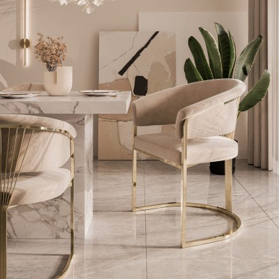 Krzesło tapicerowane MOUNIR