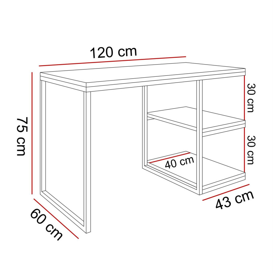 Biurko loftowe do pracy MODERN LOFT Biurko loftowe do pracy MODERN LOFT