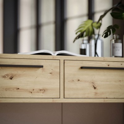 Toaletka ARCADE-Q z szufladami dąb artisan Toaletka ARCADE-Q z szufladami dąb artisan