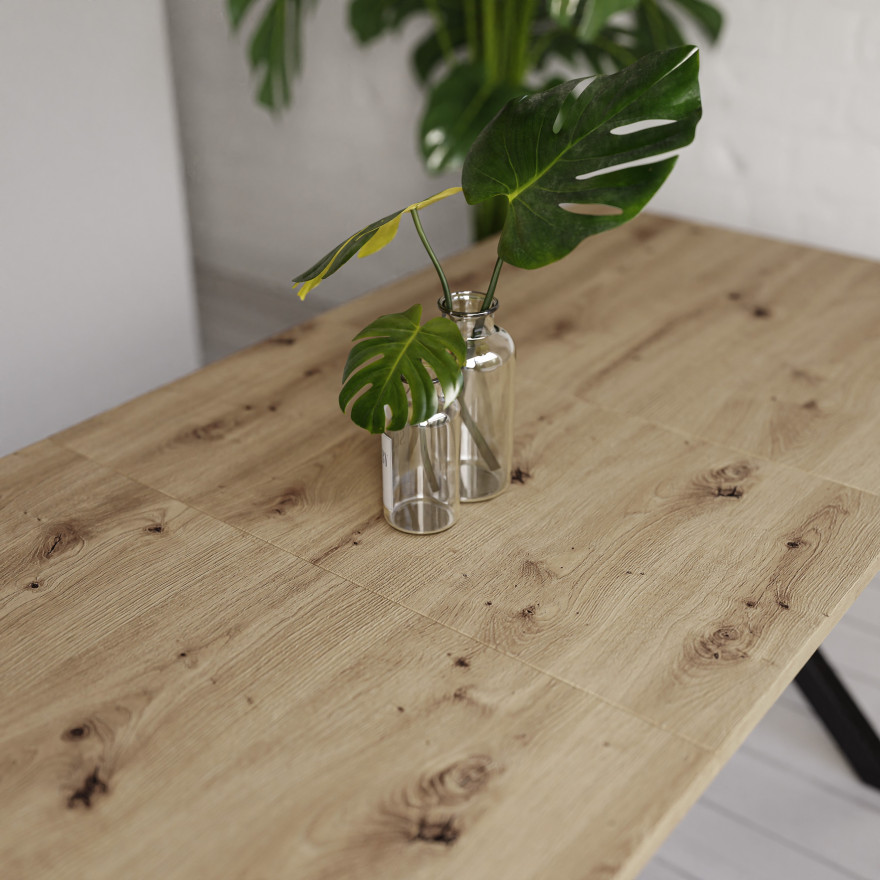 Stół X ART rozkładany 150-198 cm dąb artisan craft stirling Stół X ART rozkładany 150-198 cm dąb artisan craft stirling