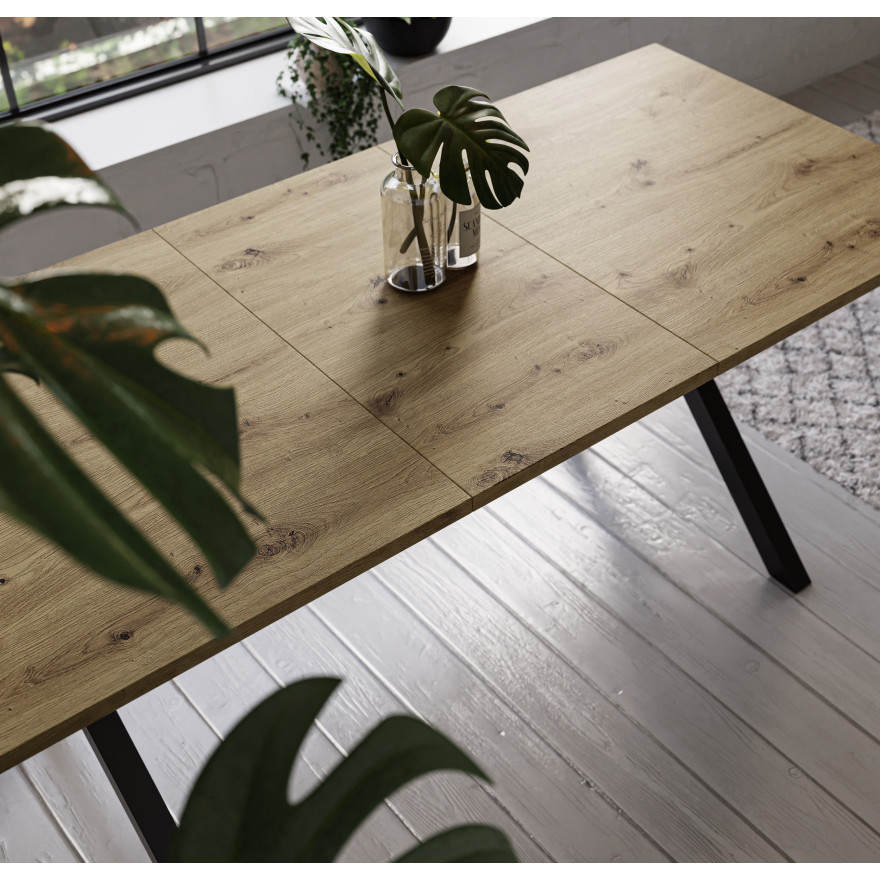 Stół X ART rozkładany 150-198 cm dąb artisan craft stirling Stół X ART rozkładany 150-198 cm dąb artisan craft stirling