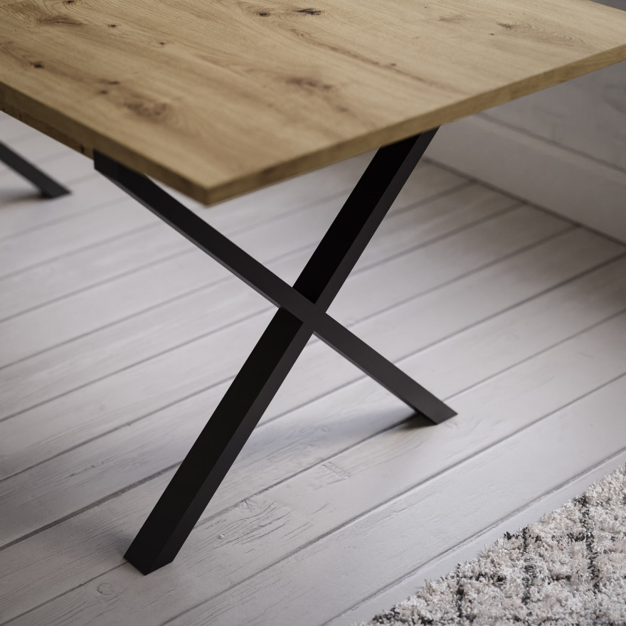 Stół X ART rozkładany 150-198 cm dąb artisan craft stirling Stół X ART rozkładany 150-198 cm dąb artisan craft stirling