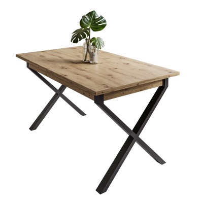 Stół X ART rozkładany 150-198 cm dąb artisan craft stirling Stół X ART rozkładany 150-198 cm dąb artisan craft stirling