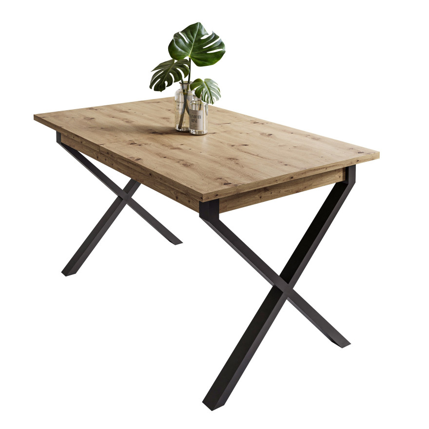 Stół X ART rozkładany 150-198 cm dąb artisan craft stirling Stół X ART rozkładany 150-198 cm dąb artisan craft stirling