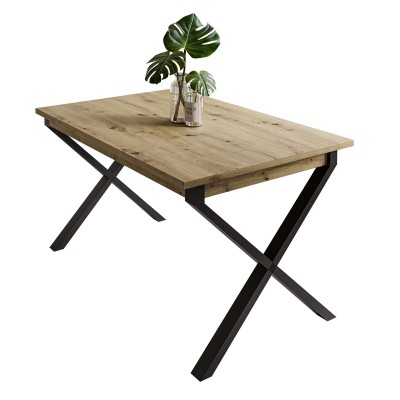 Stół X ART 125 cm nierozkładany dąb artisan craft stirling