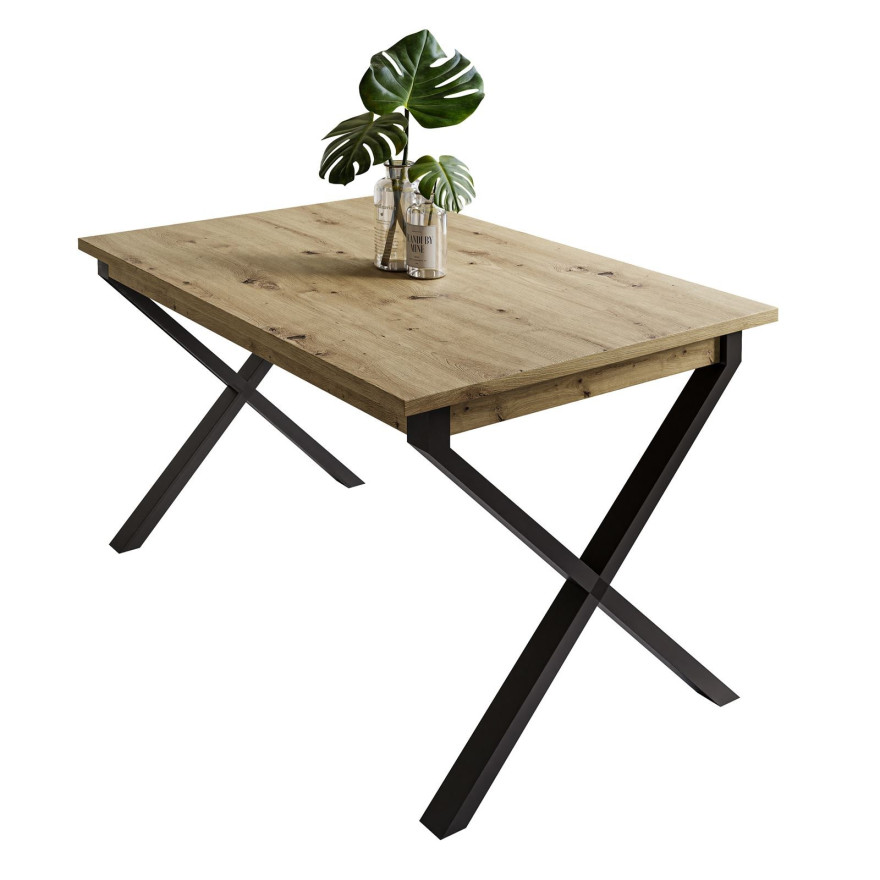 Stół X ART 125 cm nierozkładany dąb artisan craft stirling