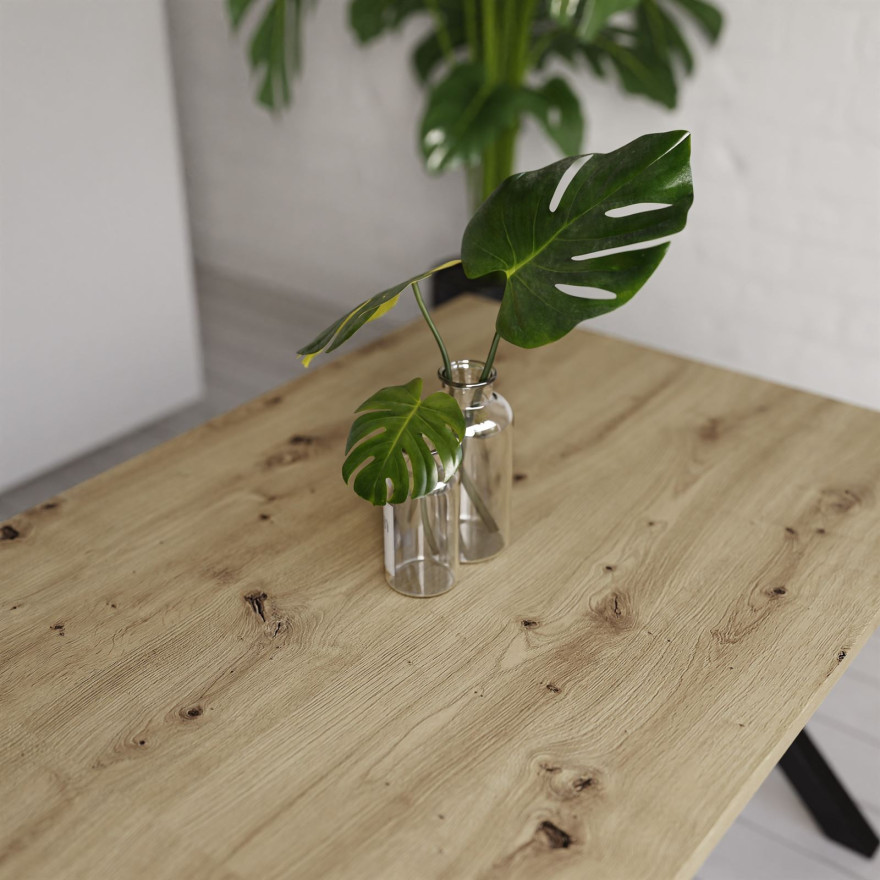 Stół X ART 125 cm nierozkładany dąb artisan craft stirling