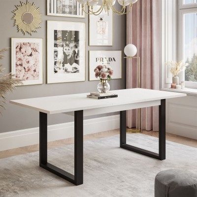 Stół ART rozkładany 150-198 cm biały mat Stół ART rozkładany 150-198 cm biały mat