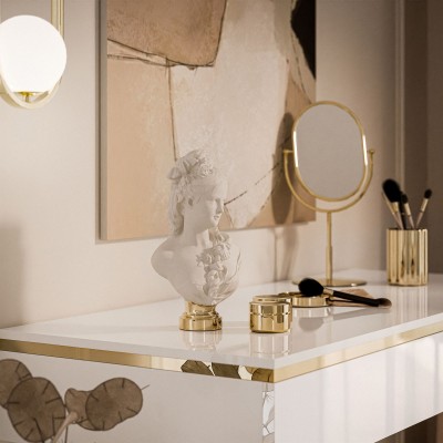 Konsola wisząca AURORA biały połysk Konsola wisząca AURORA biały połysk