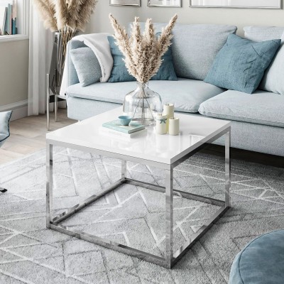 Ława stolik kawowy Yoshi wysoki połysk chrom