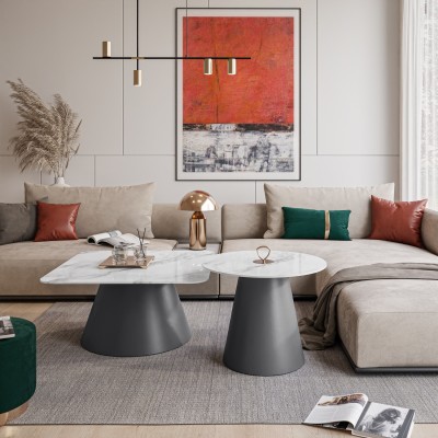 Ława 2w1 CASTELLE II biały połysk Ława 2w1 CASTELLE II biały połysk