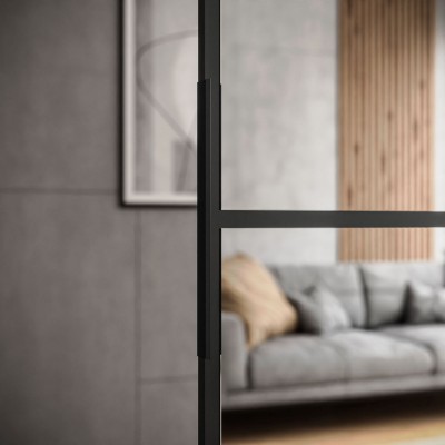 Drzwi przesuwne SQUARE z lustrem