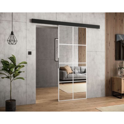 Drzwi przesuwne SQUARE z lustrem