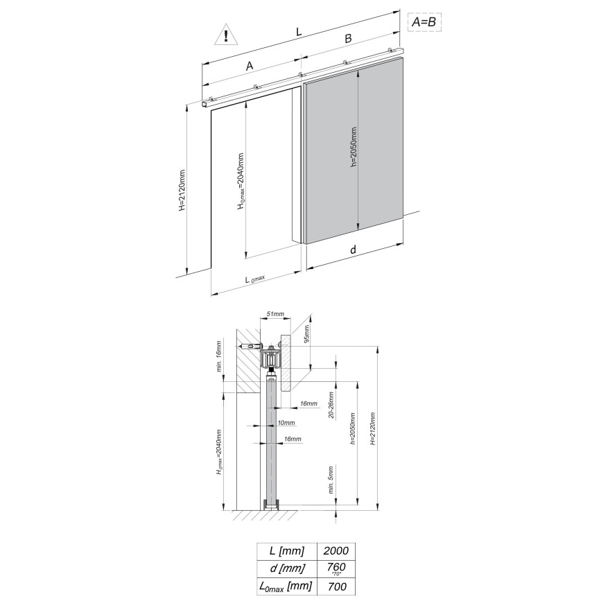 Szerokość drzwi: 76 cm 