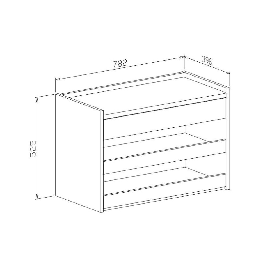 Szafka na buty SCARPE dąb artisan