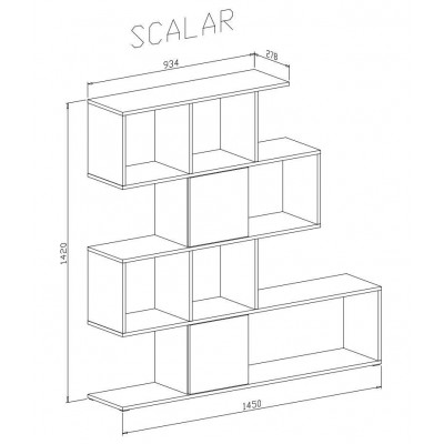 Regał stojący SCALAR