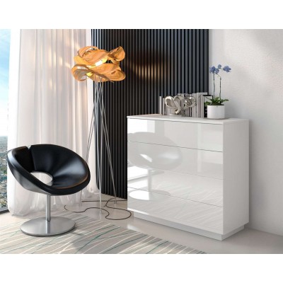 Komoda Lina z szufladami PUSH OPEN LED Komoda Lina z szufladami PUSH OPEN LED
