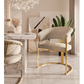 Krzesło tapicerowane MOUNIR